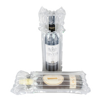 Emballage gonflable, colonne d'air, sac à chambre à air pour bouteille de vin, 24*42cm, épaisseur 70um, matériau PEPA, transparent, logo personnalisé