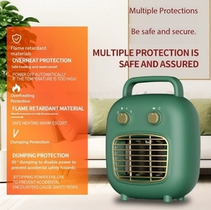 Nouveau ventilateur chauffant thermostatique PTC, petit radiateur électrique de bureau pour la maison, mini chauffage rapide silencieux au design cartoon - Product Image 4