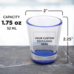 PROMOS À PRIX RÉDUIT Verres à shot personnalisés avec photo imprimée 1,75 oz. Lot de 10/50/100 cadeaux personnalisés en vrac, idéaux pour les mariages et les fêtes - Product Image 5
