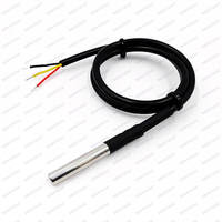 Câble plat flexible Capteur de température DS18B20 avec gaine de 3,5 mm