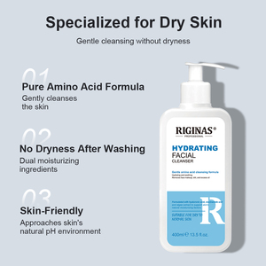 Limpiador Facial de Marca Privada Riginas OEM ODM para el Cuidado de la Piel del Rostro, Limpiador Facial Hidratante - Product Image 6