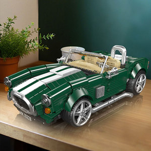 MOULD KING 10228 Educativo el AC Cobra Kit de ensamblaje de plástico Juegos de ladrillos <span class=keywords><strong>Mini</strong></span> modelo de lujo Bloque de construcción para niños - Product Image 5