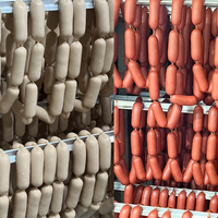 Four à fumage automatique multifonction JINBOWEI pour saucisses et poissons, capacité de 400kg-500kg