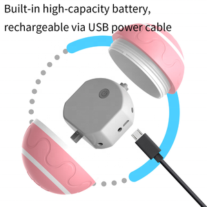 Nouvelle télécommande automatique boule lumineuse pour animaux de compagnie drôle chien résistant aux morsures jouet pour chat étanche charge chien jouet balle - Product Image 3