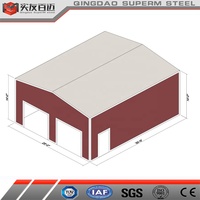 Casa prefabricada personalizada, ligera estructura de acero, construcción de poste de Metal, almacén de Granero, construcción de garaje al aire libre con diseño