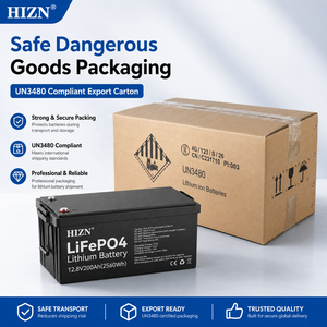 12VリチウムイオンLFPソーラーバッテリー 家庭用蓄電池 LiFePo4 BMS 12V 200Ah リチウムイオンソーラーバッテリーパック - Product Image 4