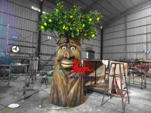 Citronnier animatronique parlant à vendre – Modèle d'arbre interactif parlant pour la décoration de parcs à thème et centres commerciaux - Product Image 4