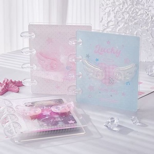 Álbum <span class=keywords><strong>de</strong></span> Fotos Pequeño con Alas <span class=keywords><strong>de</strong></span> Acrílico, 40 Bolsillos, Mini Álbum Lindo para Tarjetas Pequeñas <span class=keywords><strong>de</strong></span> Ídolos, Mini Película Instantánea, Novedad 2026 - Product Image 3