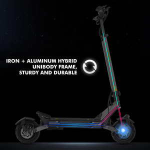 Eu Uk Us Warehouse Foldable 10inch Offroad Scooters with Big Wheel Vipcoo Vs6 Kick E Scooter for Adults Ie-s1 Adul - Product Image 2
