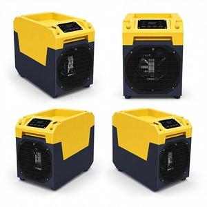 Deshumidificador Industrial Apilable Amarillo de 60L, Compresor Eléctrico R290, Eliminador de Humedad, Unidad Portátil para el Hogar - Product Image 1