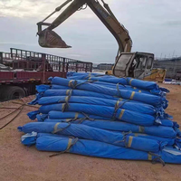 Couverture en ciment facile à installer, tissu imprégné de béton résistant aux intempéries pour les pentes des voies ferrées et routières