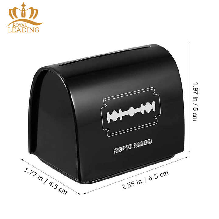 Private Label Safety Razor Blades Dispenser Razor Disposal Storage Case ...