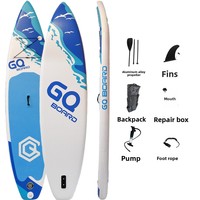 Vente directe d'usine, planche à pagaie gonflable SUP, planche de surf, planche de ski nautique en PVC pour débutants, fabriqué en Chine, modèle GQ-SW