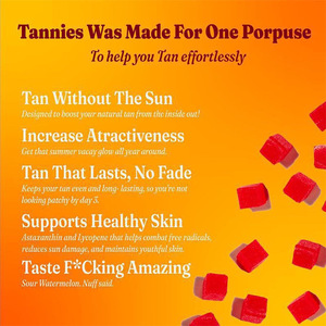 Gomitas Bronceadoras Diarias para Adultos de Marca Privada, Betacaroteno, Vitamina C, Astaxantina, Alimento <span class=keywords><strong>Natural</strong></span> Certificado Halal, Grado Alimenticio para Bronceado - Product Image 4