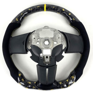 Volante Deportivo Personalizado Kryvex para <span class=keywords><strong>Mustang</strong></span> 2010-2014, en Cuero, con 3 Radios, de Fibra de Carbono y Aleación - Product Image 6