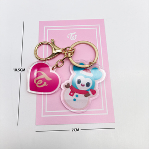 Porte-clés personnalisé en acrylique découpé au laser avec film holographique original imprimé sur mesure - Product Image 4