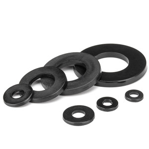 Rondelles plates en nylon noir M2 M3 M4 M5 M6 M12, prix direct usine, diverses tailles métriques pour applications variées - Product Image 1