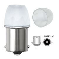 Ampoules de voiture 1157 Bay15d Strobe Flash 3SMD 2835 Led 1156 Ba15s Ambre Blanc Rouge Vert ou Clignotants Feux Stop 12V 24V