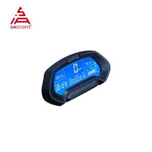 Kit de conversion de moteur de moyeu QS Motor 12*3.5 pouces 5000W V4 72V ND72680 avec contrôleur et compteur de vitesse numérique LCD pour moto de course - Product Image 5