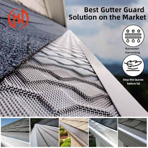 2024 nouvelle conception 5 pouces garde de gouttière en aluminium avec <span class=keywords><strong>prix</strong></span> de vente garde de feuille de gouttière en aluminium - Product Image 3