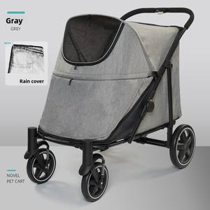 Pratik <span class=keywords><strong>5</strong></span> <span class=keywords><strong>1</strong></span> katlanabilir seyahat büyük evcil hayvan arabası taşıyıcı büyük kapasiteli ağır malzemeler kedi seyahat çantası <span class=keywords><strong>Pet</strong></span> köpek arabası - Product Image 5
