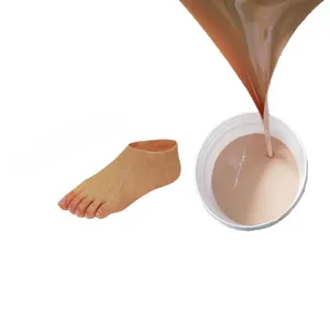 मानव त्वचा का रंग त्वचा के लिए सुरक्षित सिलिकॉन कृत्रिम पैर