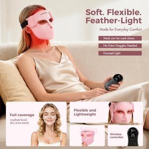Mascarilla Facial de Silicona 4D Rosa con 4 Modos, Soporte OEM ODM, Diseño Inalámbrico Portátil para Venta al por Mayor - Product Image 4