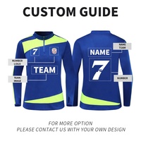 Vente en gros Survêtement de football Survêtement de club de football pour garçons Vestes d'entraînement extérieur d'hiver pour enfants 716
