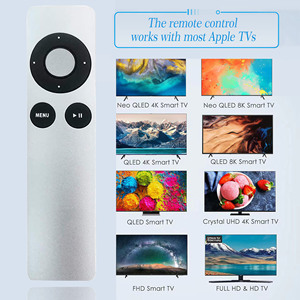Télécommande pour <span class=keywords><strong>Apple</strong></span> <span class=keywords><strong>TV</strong></span> MC377LL/A 1/<span class=keywords><strong>2</strong></span>/3/4, A1294 A1218/MA711 A1378/MC572 A1427/MD199 A1625/MGY52/MLNC2 A1842/MQD22, Argent - Product Image 3