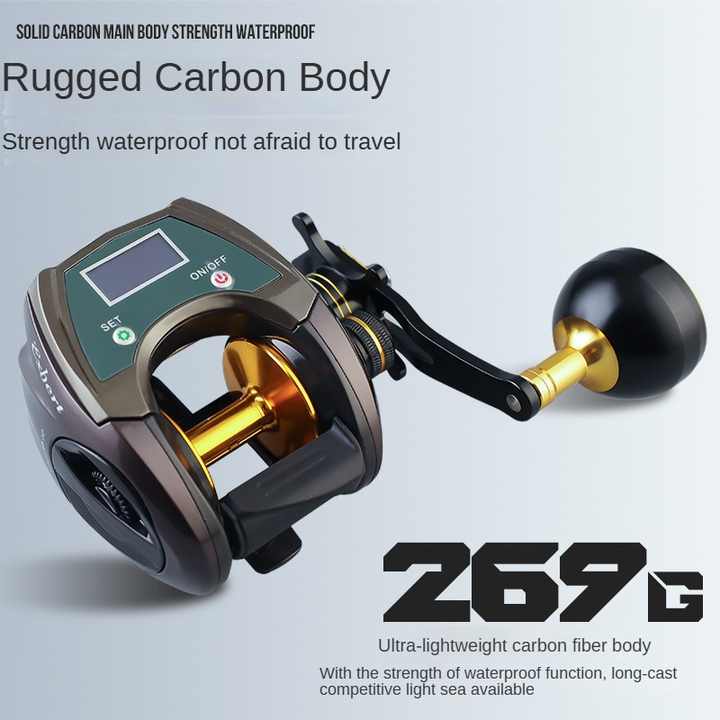 New Saltwater Rechargeable Electric Display 6.41 9+1BB Left Right 18kg