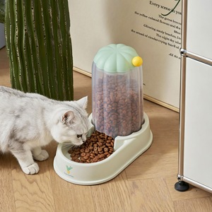 ที่ให้อาหารและน้ำสำหรับแมวและสุนัข แบบชามคู่ แยกส่วนกันได้ - Product Image 1