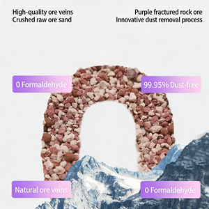 Arena para Gatos Mineral de Alto Rendimiento, Aglutinación Rápida, Fuerte Control de Olores, 99% Libre de Polvo, Altamente Absorbente, Arena Triturada para Gatos - Product Image 3