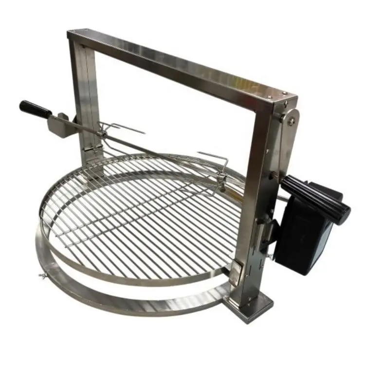 High quality Santa Maria Style Grill Rotisserie System Adjustable Cooking Grate Attachment for 57cm Kettle Grill