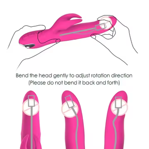 Premium Konijnenvibrator Voor Vrouwen-Dubbele Stimulatie Clitoris G-Spot Vibrerende Stimulator 10 Snelheden Met Fluisterstille Technologie - Product Image 4