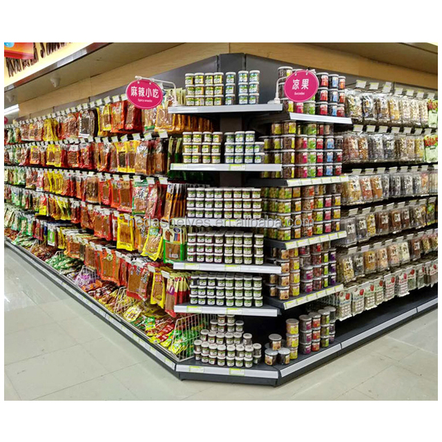 Hot Sale Gondola Grocery Metal Rack Supermarket Equipment Shelf