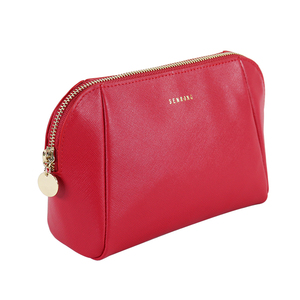 BSCI Professional Custom Luxury Private Label Waterproof PU Leather Makeup Pouch Zipper Cosmetic Bag - Product Image 1