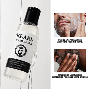 Complete <b>Beard</b> <b>Care</b> Kit Men's <b>Beard</b> Grooming Set <b>Beard</b> Wash Balm Oil Gift Box Private Label - Product Image 6