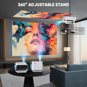 Pantalla <span class=keywords><strong>de</strong></span> Proyección para Exteriores y Proyector, Proyector 4k, Proyector <span class=keywords><strong>de</strong></span> Cine en Casa, Pantalla <span class=keywords><strong>de</strong></span> Proyección, Proyector Láser Android, Proyector <span class=keywords><strong>de</strong></span> Video Portátil - Product Image 5