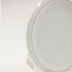 Placa Conmemorativa Ovalada de Cerámica Técnica BSZ, Diseño Italiano Bohemia en Blanco, para Fotos Funerarias - Product Image 2