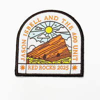 Patch tissé de haute qualité fer sur transfert de chaleur coudre sur Patch de marque tissé patchs tissés personnalisés pour vêtement