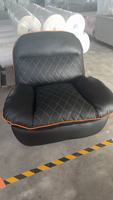 Ensemble de canapés de jeu de style Chesterfield traditionnel JOHOOFURNITURE pour la maison, le bureau, l'hôtel, divan en cuir PU rembourré doux