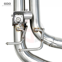 Tuyaux d'échappement Catback en acier inoxydable SD pour Mercedes Benz G500 G550 W463A W464 4.0T 2019-2024 Système d'échappement à soupapes de performance