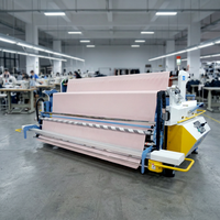 Machine automatique de découpe et d'étalement de tissu denim Blue Lotus 1208 avec pompe à moteur pour usine de fabrication et usine de confection