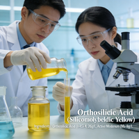 Acide orthosilicique stabilisé (acide molybdénique) 99% de pureté, engrais liquide pour l'agriculture, riz, tomate, canne à sucre