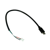 Câble de charge micro USB avec gaine en PVC Boîtier à 4 broches pour appareil photo