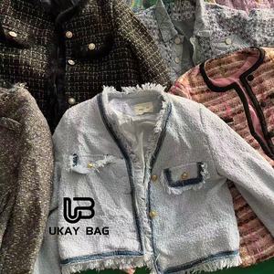 Vestes pour femmes d'occasion <span class=keywords><strong>pas</strong></span> chères |   Ventes en gros de vestes en tweed d'occasion, style français, manteaux pour femmes, lots mixtes - Product Image 1