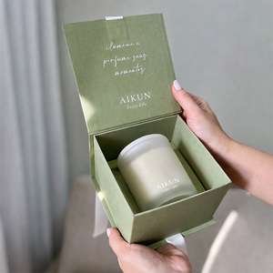 เทียนหอม AIKUN เป็นมิตรกับสิ่งแวดล้อม กลิ่นหอมอโรม่า สำหรับห้องนั่งเล่น โยคะ การทำสมาธิ โรงแรม และงานอีเว้นท์ รับผลิตแบรนด์ส่วนตัว จำนวนมาก - Product Image 1