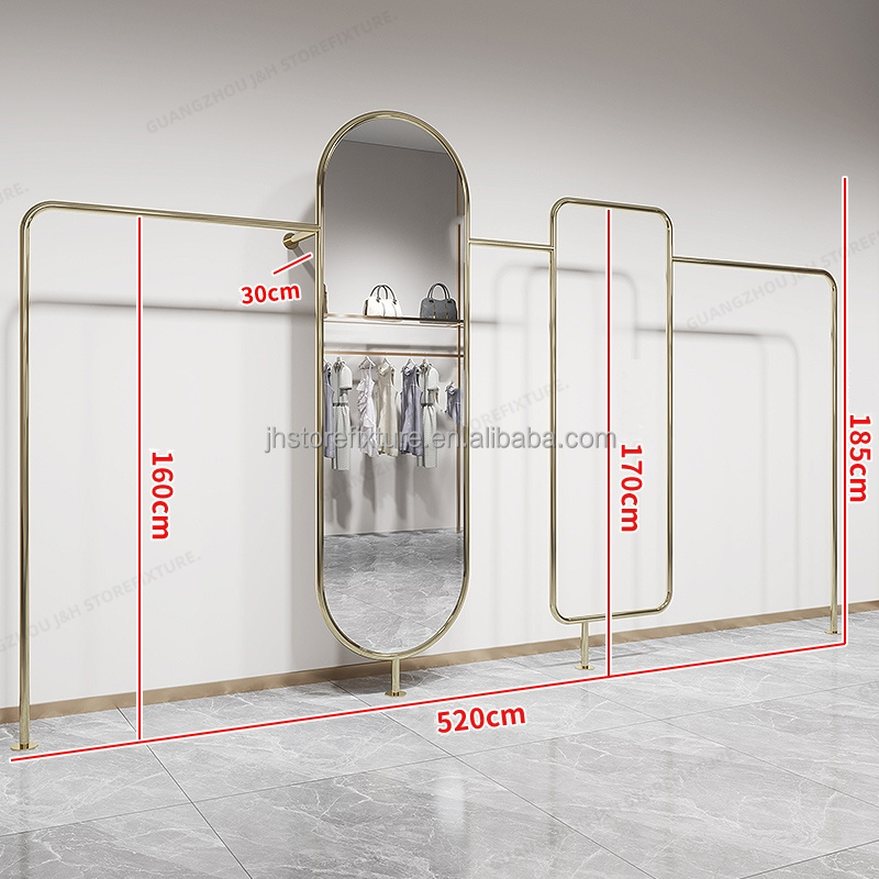shiny gold L520*W30*H185CM