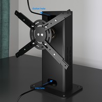 Support mural pour projecteur de type griffe HEYU PH39 avec adaptateur d'alimentation dissimulé et fixation murale pour projecteur X50 / Titan