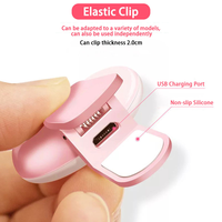 Mini anneau lumineux LED portable et durable à clipser, rechargeable par USB, pour la photographie sur téléphone et le streaming en direct